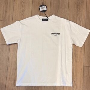 White Fox Short Sleeve Top size xs/ small NWT